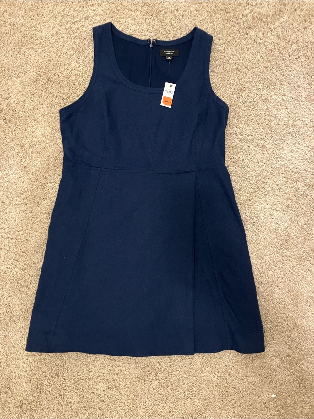Banana Republic Navy Sleeveless Jumper Dress